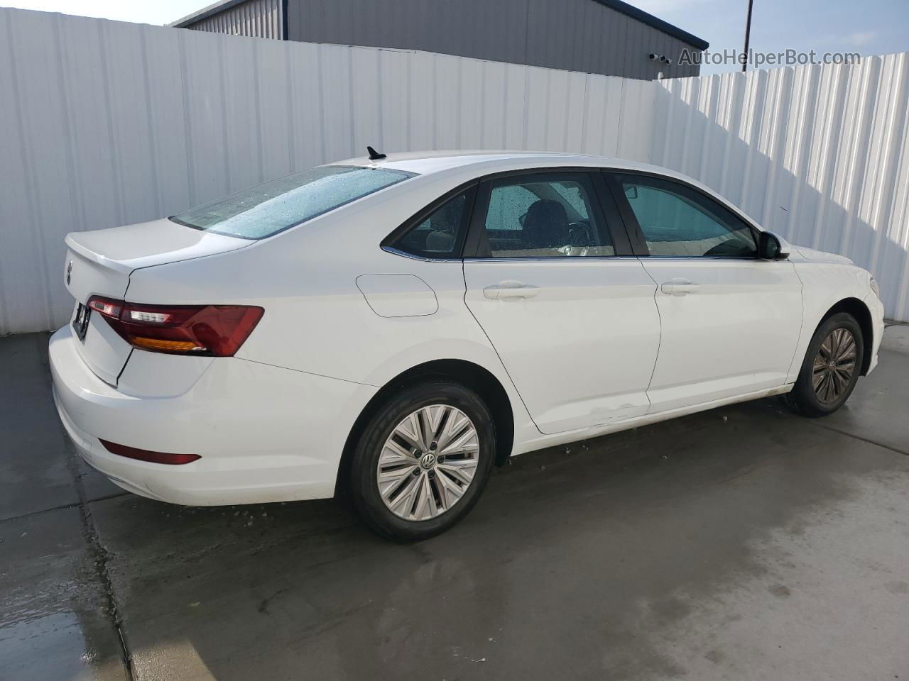 2019 Volkswagen Jetta S White vin: 3VWC57BU4KM005948