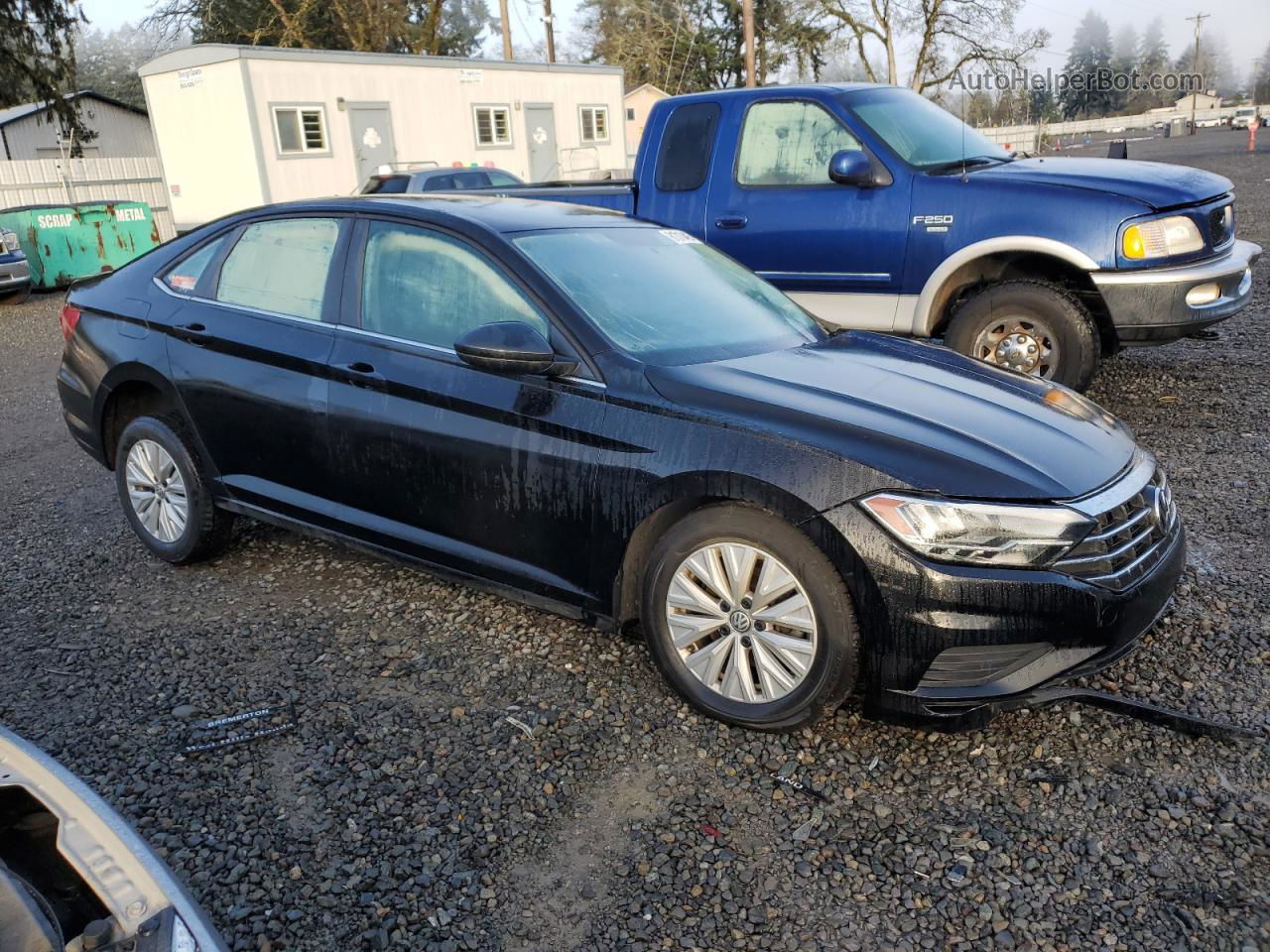 2019 Volkswagen Jetta S Black vin: 3VWC57BU4KM022541