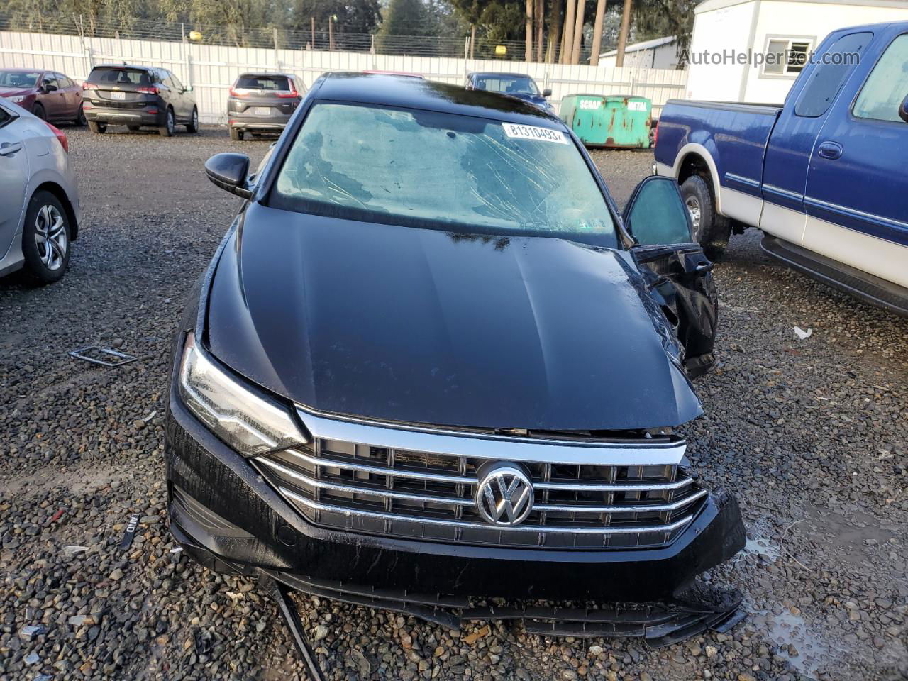 2019 Volkswagen Jetta S Черный vin: 3VWC57BU4KM022541