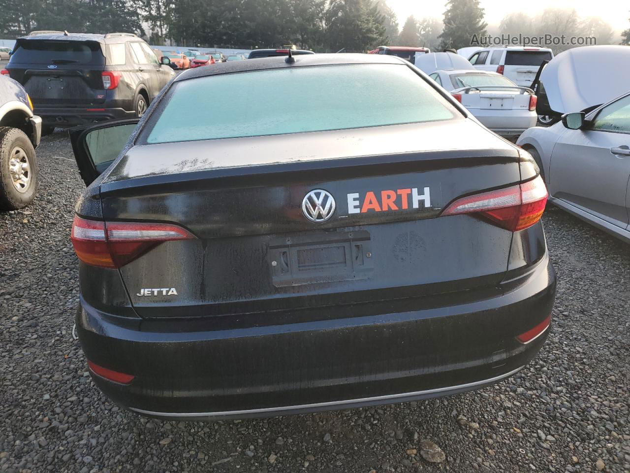 2019 Volkswagen Jetta S Black vin: 3VWC57BU4KM022541