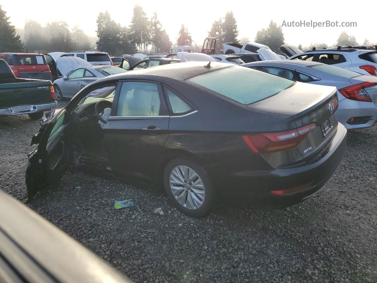 2019 Volkswagen Jetta S Черный vin: 3VWC57BU4KM022541