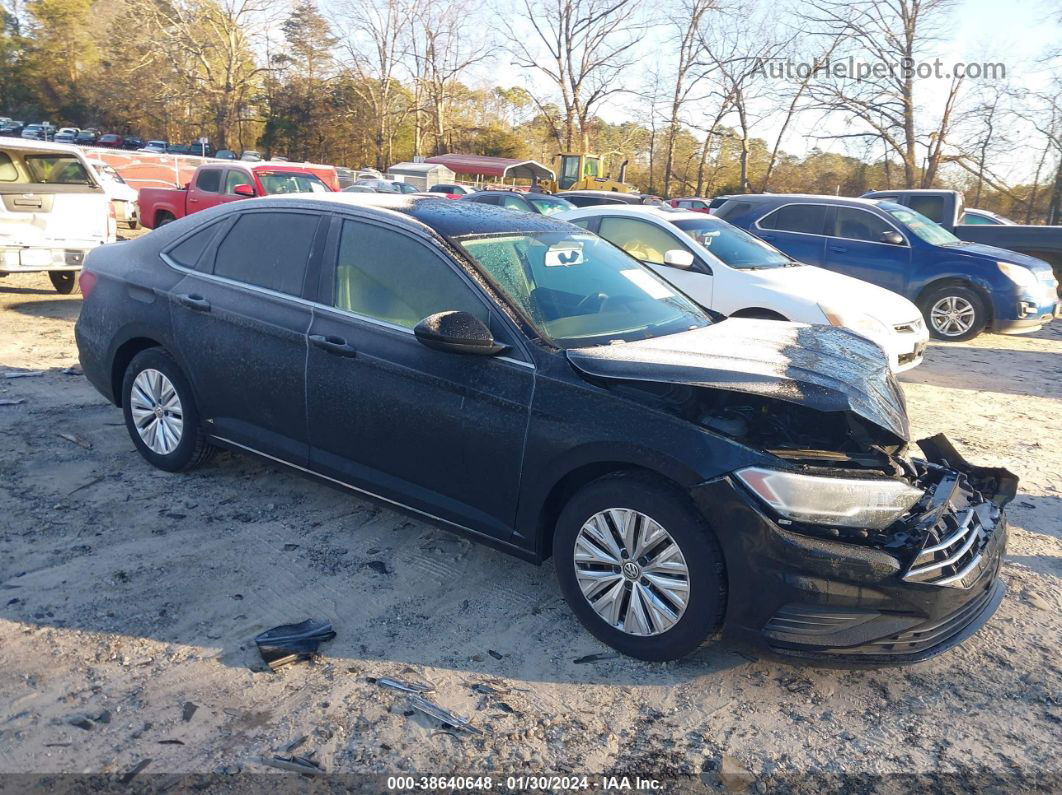 2019 Volkswagen Jetta 1.4t R-line/1.4t S/1.4t Se Black vin: 3VWC57BU4KM052140