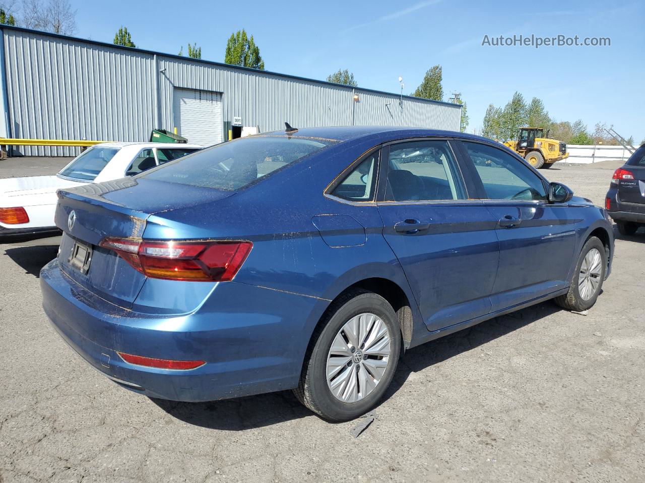 2019 Volkswagen Jetta S Blue vin: 3VWC57BU4KM072629