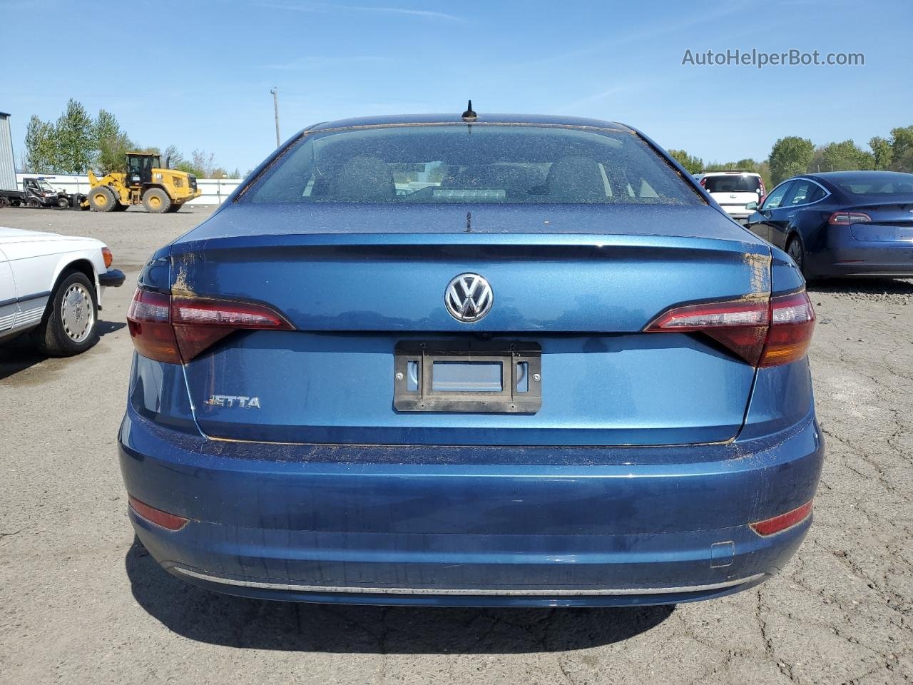 2019 Volkswagen Jetta S Blue vin: 3VWC57BU4KM072629