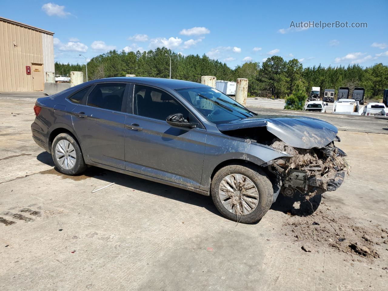 2019 Volkswagen Jetta S Charcoal vin: 3VWC57BU4KM087275