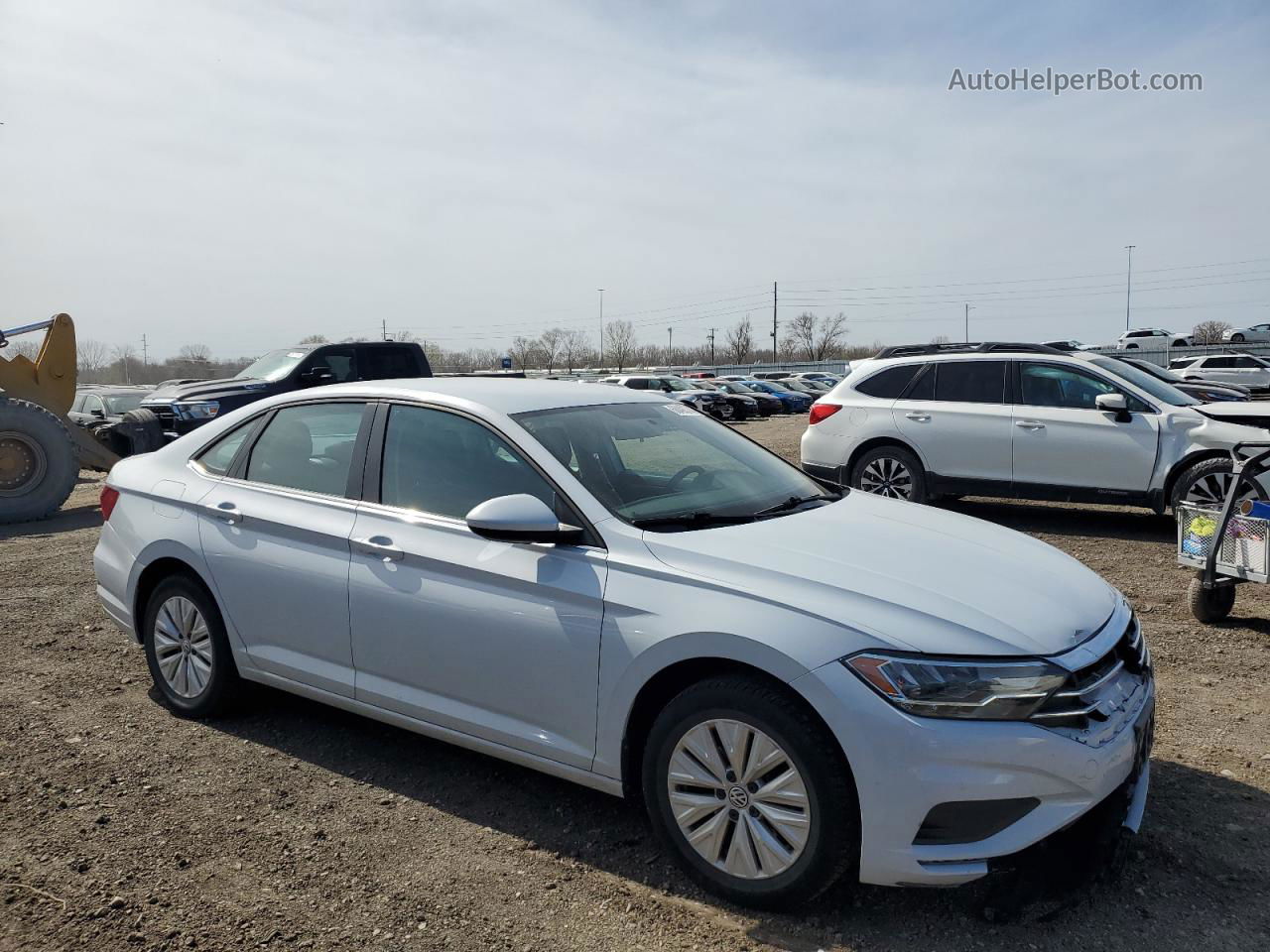 2019 Volkswagen Jetta S White vin: 3VWC57BU4KM088720