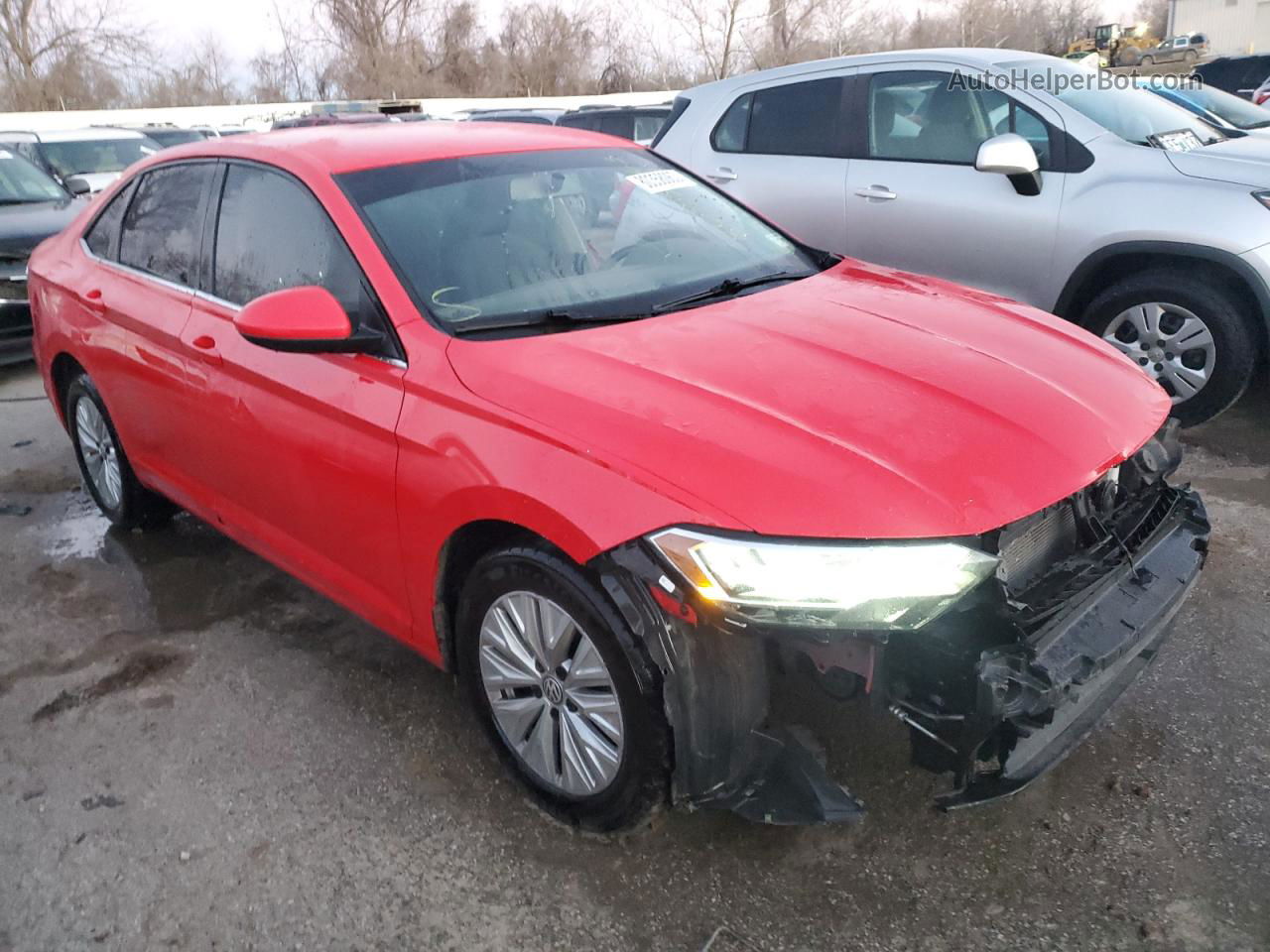 2019 Volkswagen Jetta S Red vin: 3VWC57BU4KM093464