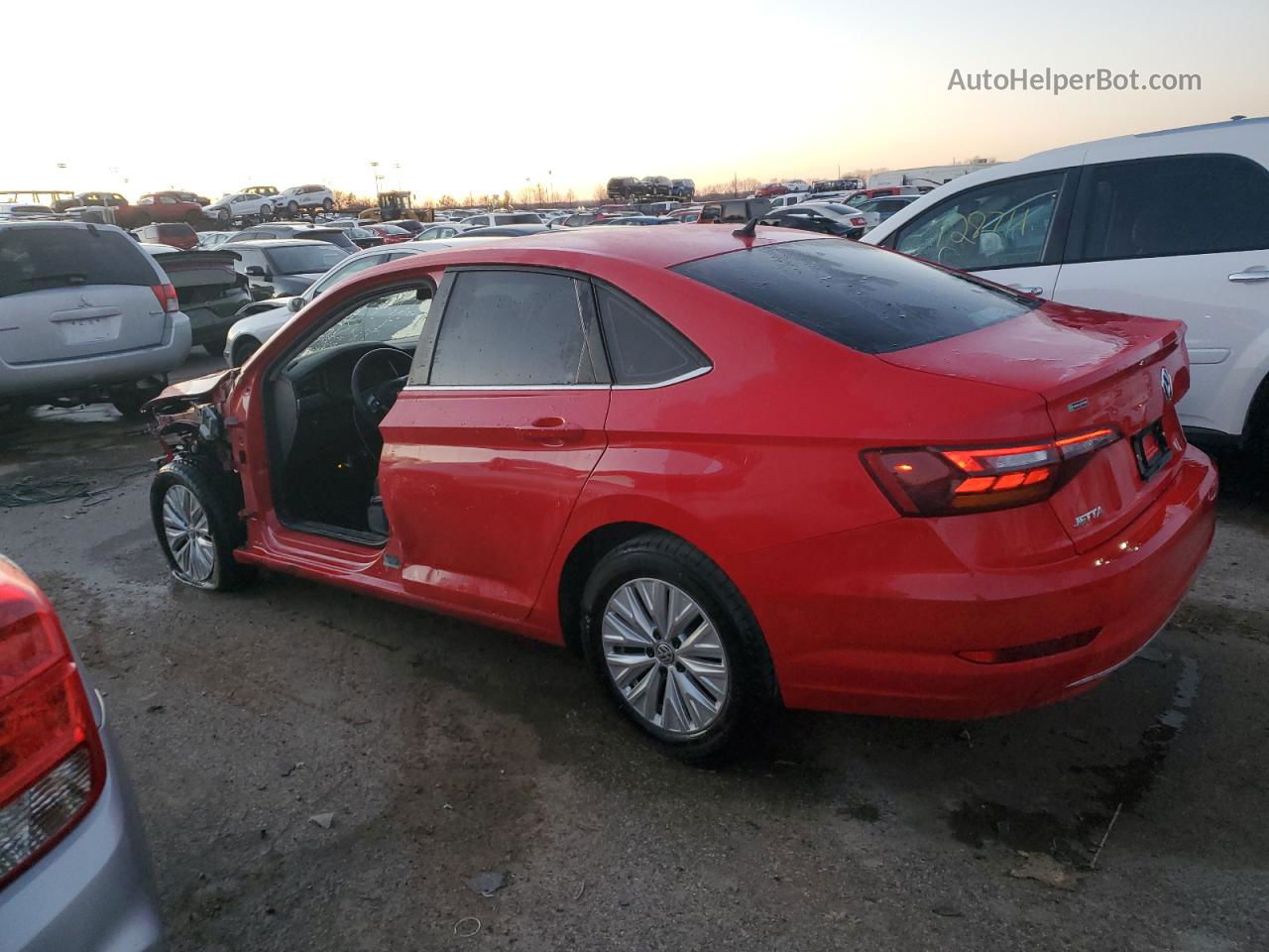 2019 Volkswagen Jetta S Red vin: 3VWC57BU4KM093464