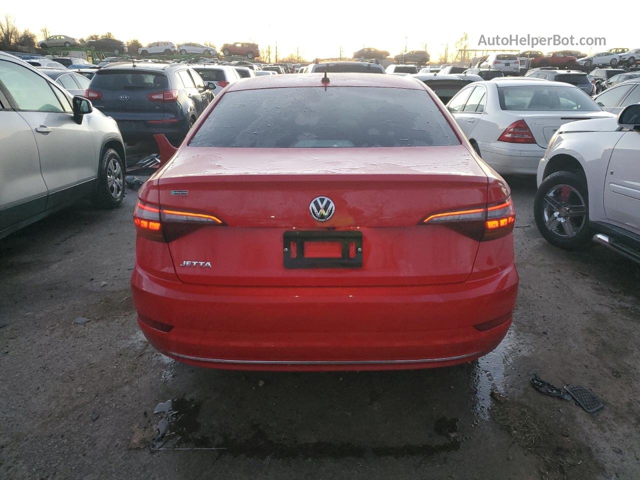 2019 Volkswagen Jetta S Red vin: 3VWC57BU4KM093464