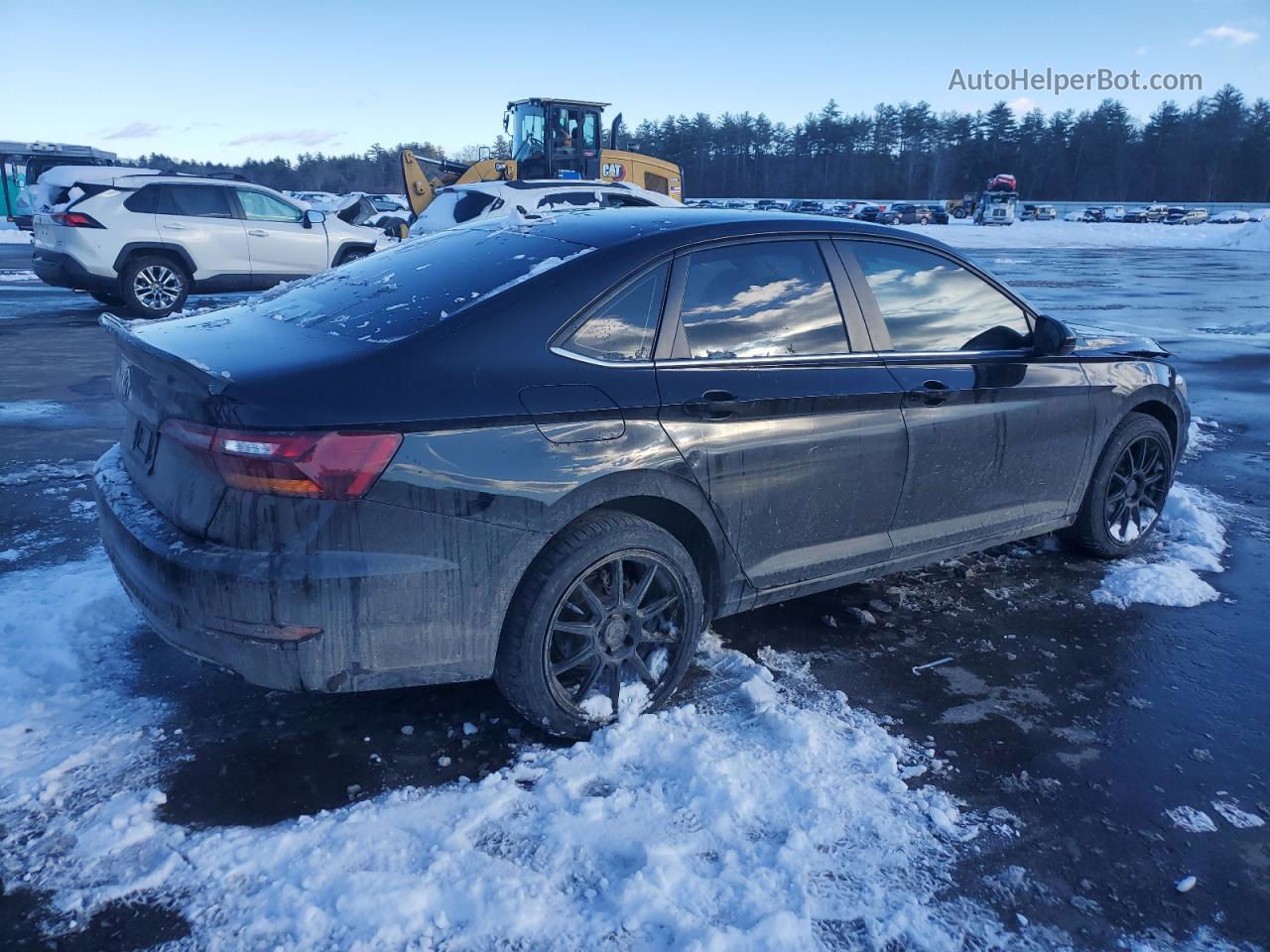 2019 Volkswagen Jetta S Black vin: 3VWC57BU4KM098888