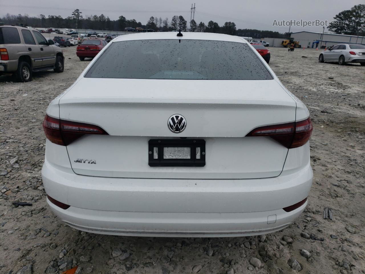 2019 Volkswagen Jetta S White vin: 3VWC57BU4KM152190