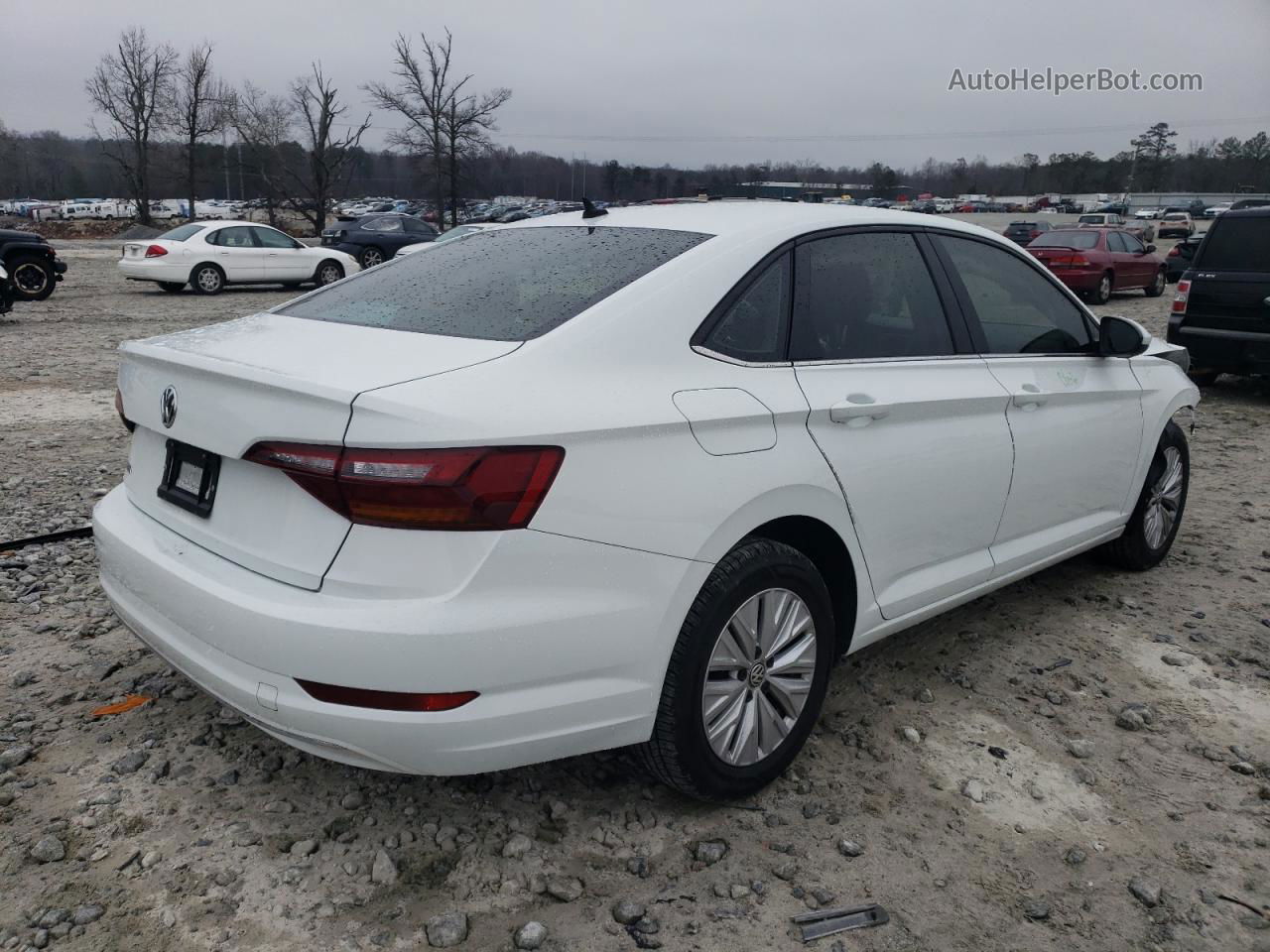 2019 Volkswagen Jetta S Белый vin: 3VWC57BU4KM152190