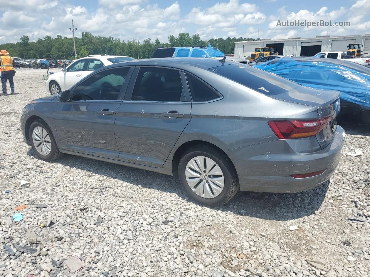 2019 Volkswagen Jetta S Charcoal vin: 3VWC57BU4KM156479