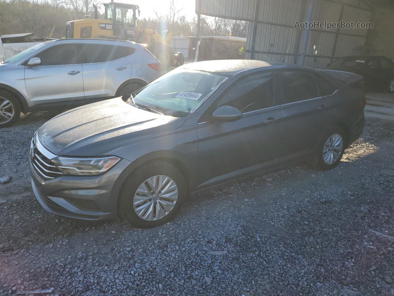 2019 Volkswagen Jetta S Gray vin: 3VWC57BU4KM159222