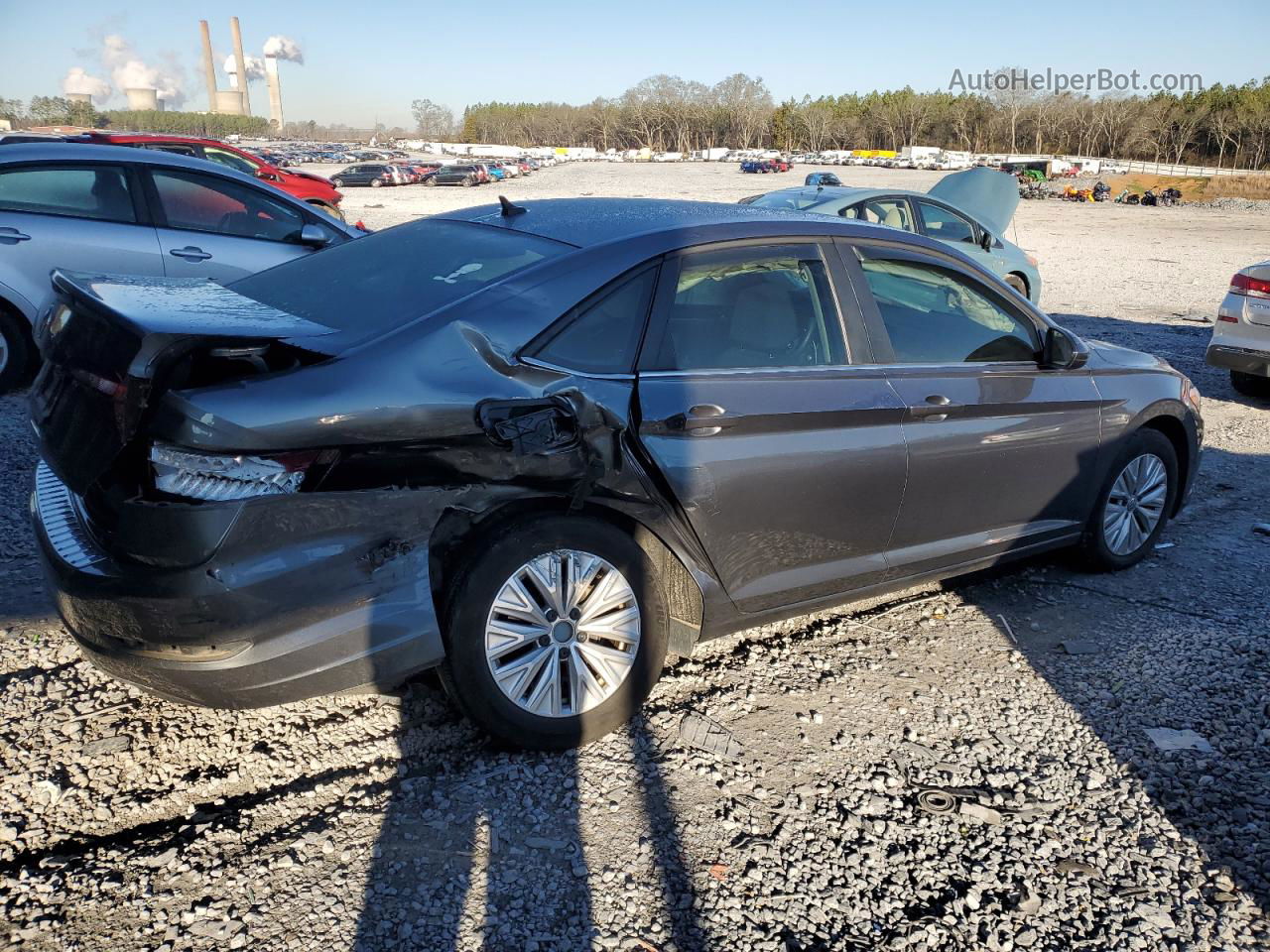 2019 Volkswagen Jetta S Gray vin: 3VWC57BU4KM159222