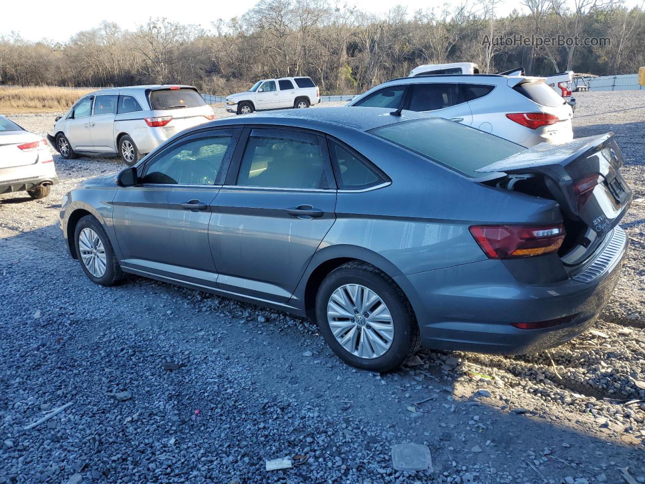 2019 Volkswagen Jetta S Gray vin: 3VWC57BU4KM159222