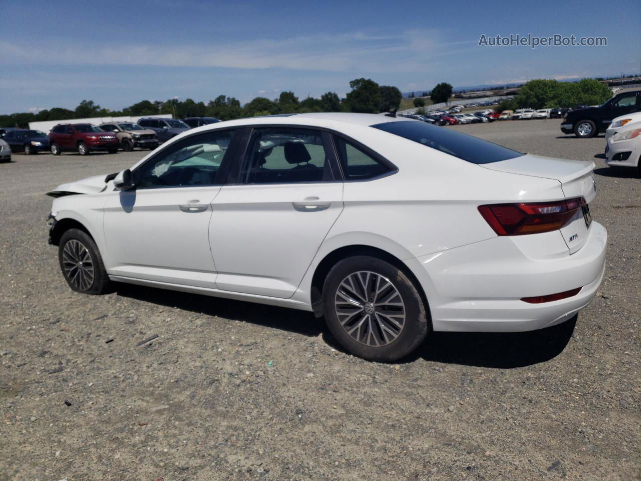 2019 Volkswagen Jetta S White vin: 3VWC57BU4KM172908