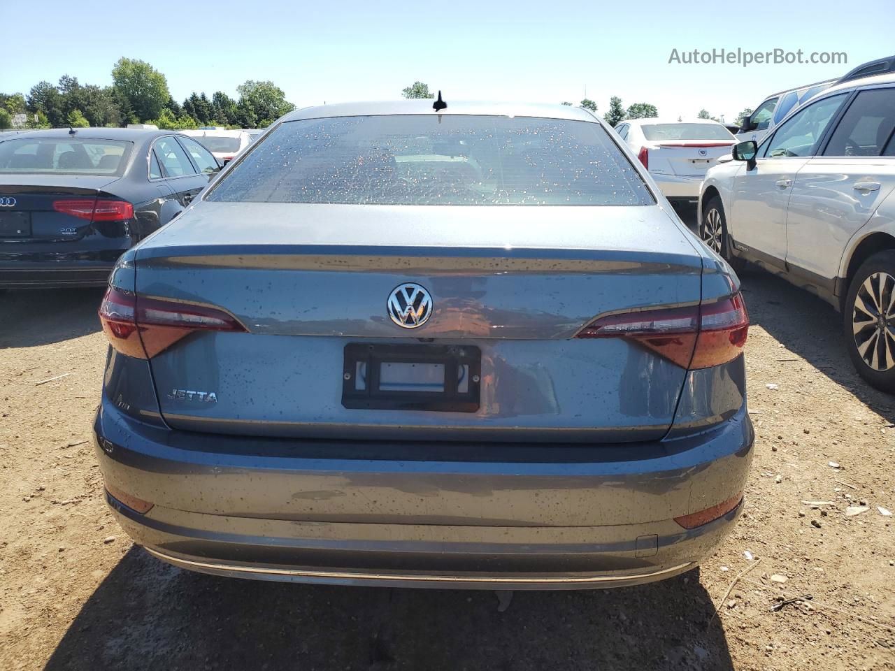 2019 Volkswagen Jetta S Gray vin: 3VWC57BU4KM209603