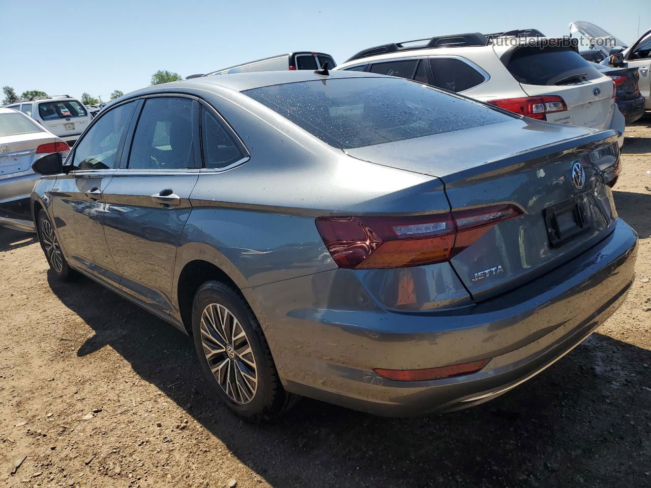 2019 Volkswagen Jetta S Gray vin: 3VWC57BU4KM209603