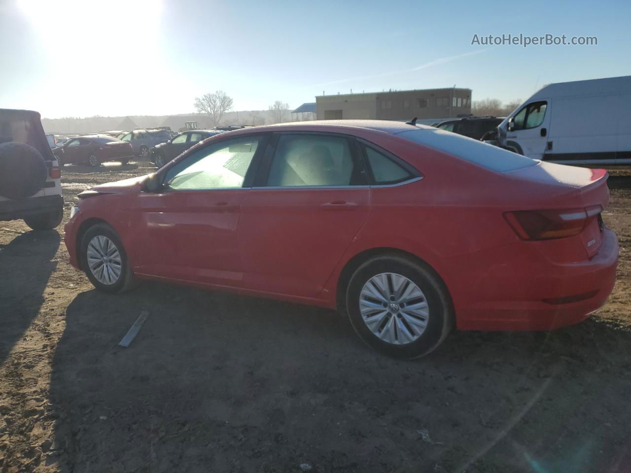 2019 Volkswagen Jetta S Красный vin: 3VWC57BU5KM027974