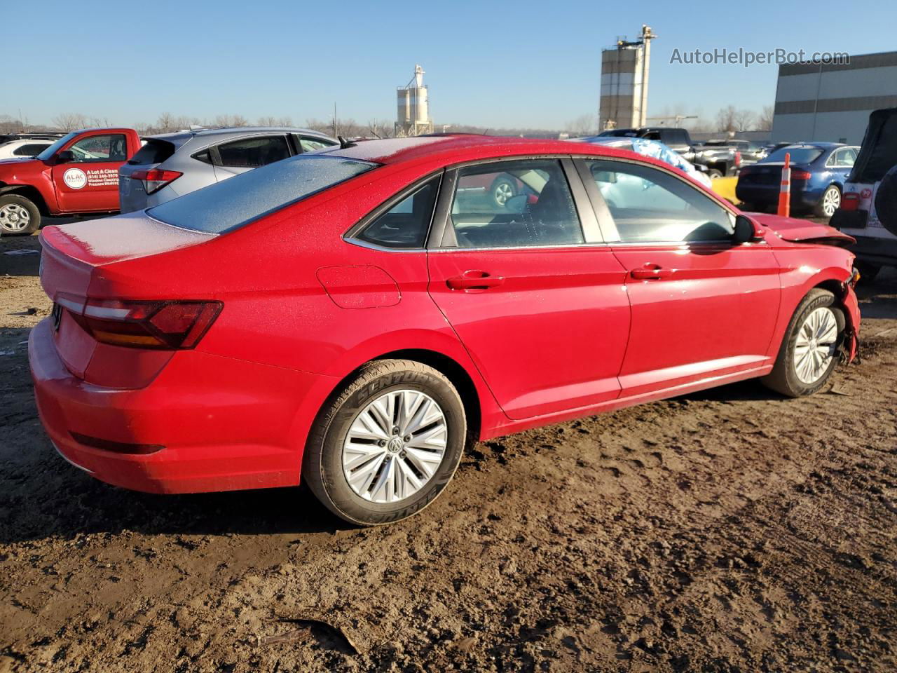 2019 Volkswagen Jetta S Red vin: 3VWC57BU5KM027974