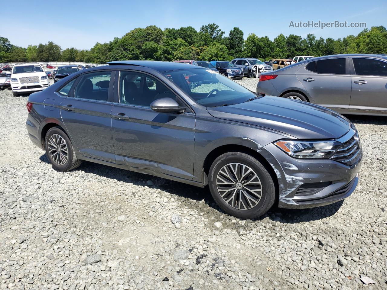 2019 Volkswagen Jetta S Серебряный vin: 3VWC57BU5KM046251