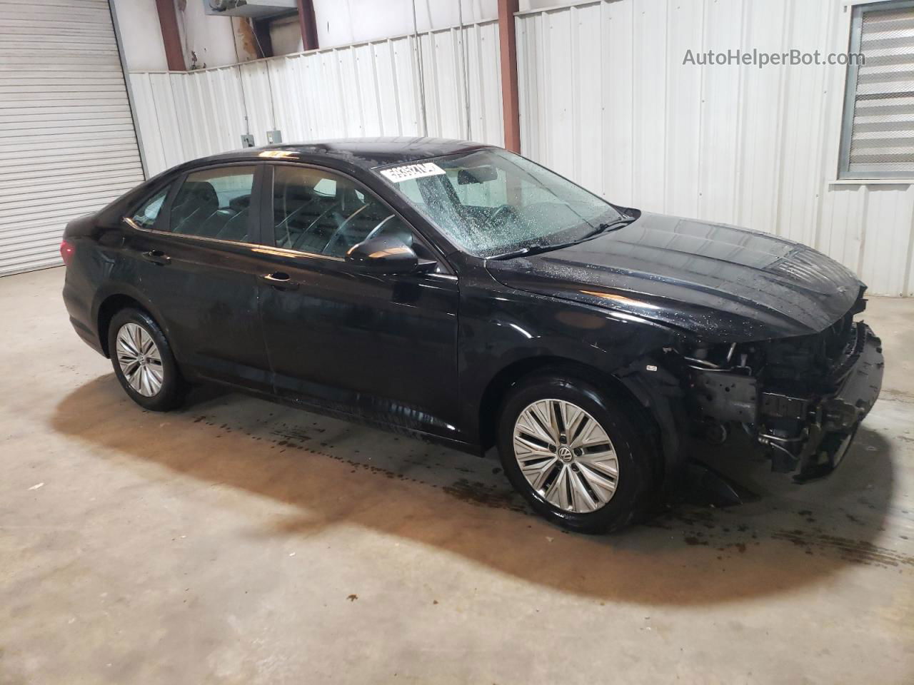 2019 Volkswagen Jetta S Black vin: 3VWC57BU5KM055970