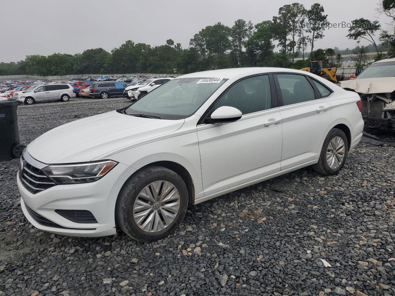 2019 Volkswagen Jetta S White vin: 3VWC57BU5KM056200