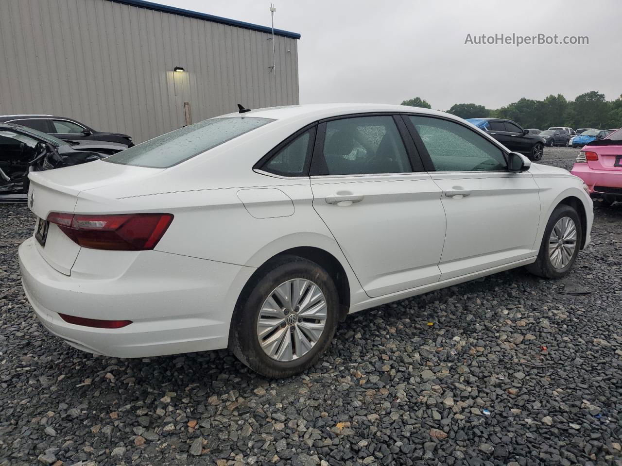 2019 Volkswagen Jetta S White vin: 3VWC57BU5KM056200