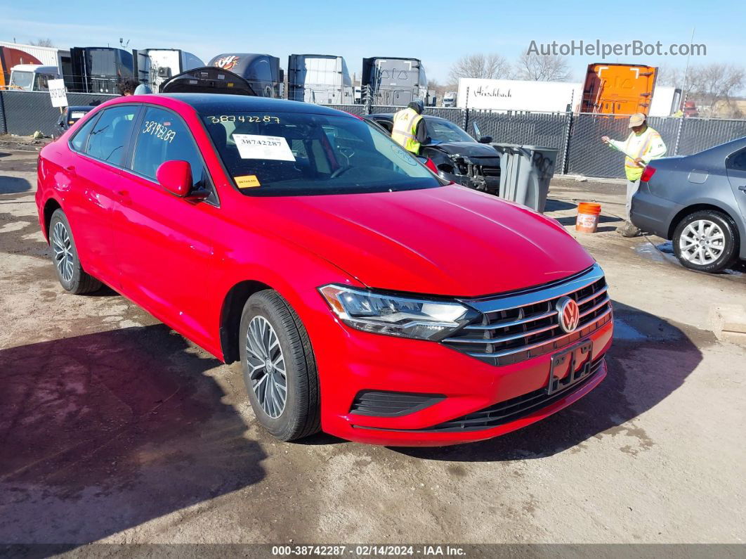 2019 Volkswagen Jetta 1.4t R-line/1.4t S/1.4t Se Red vin: 3VWC57BU5KM056424