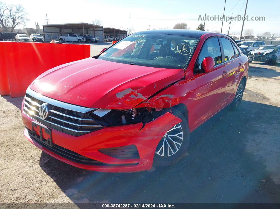 2019 Volkswagen Jetta 1.4t R-line/1.4t S/1.4t Se Red vin: 3VWC57BU5KM056424