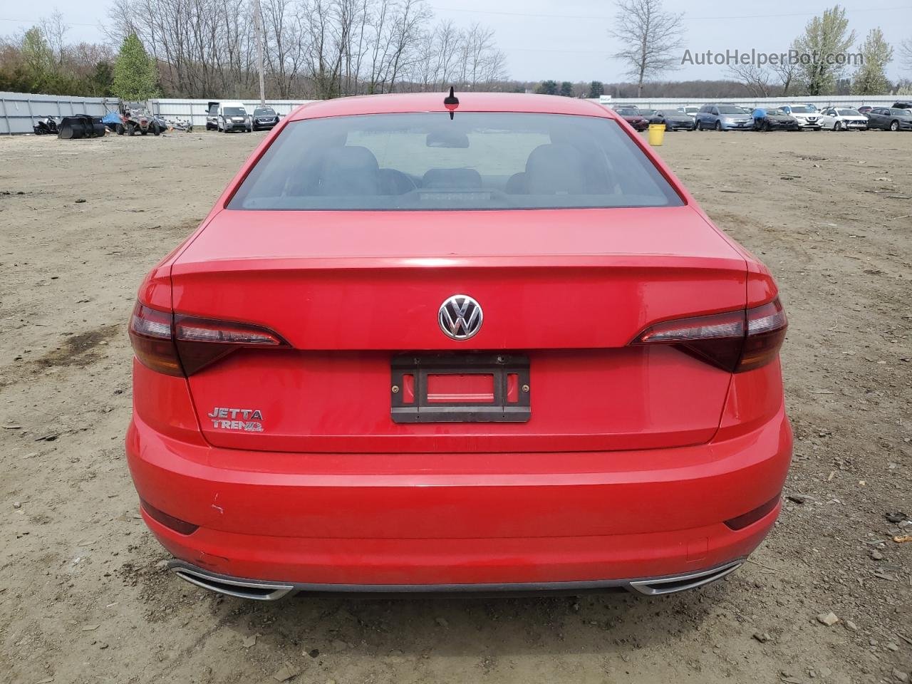 2019 Volkswagen Jetta S Red vin: 3VWC57BU5KM056844