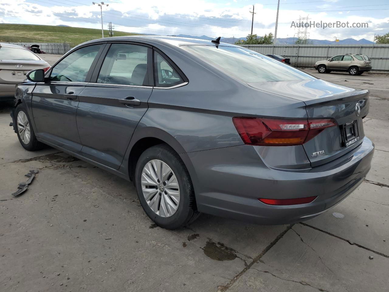 2019 Volkswagen Jetta S Gray vin: 3VWC57BU5KM058500