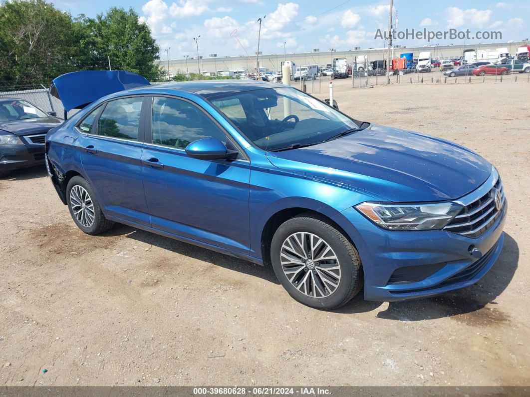 2019 Volkswagen Jetta 1.4t R-line/1.4t S/1.4t Se Blue vin: 3VWC57BU5KM090976