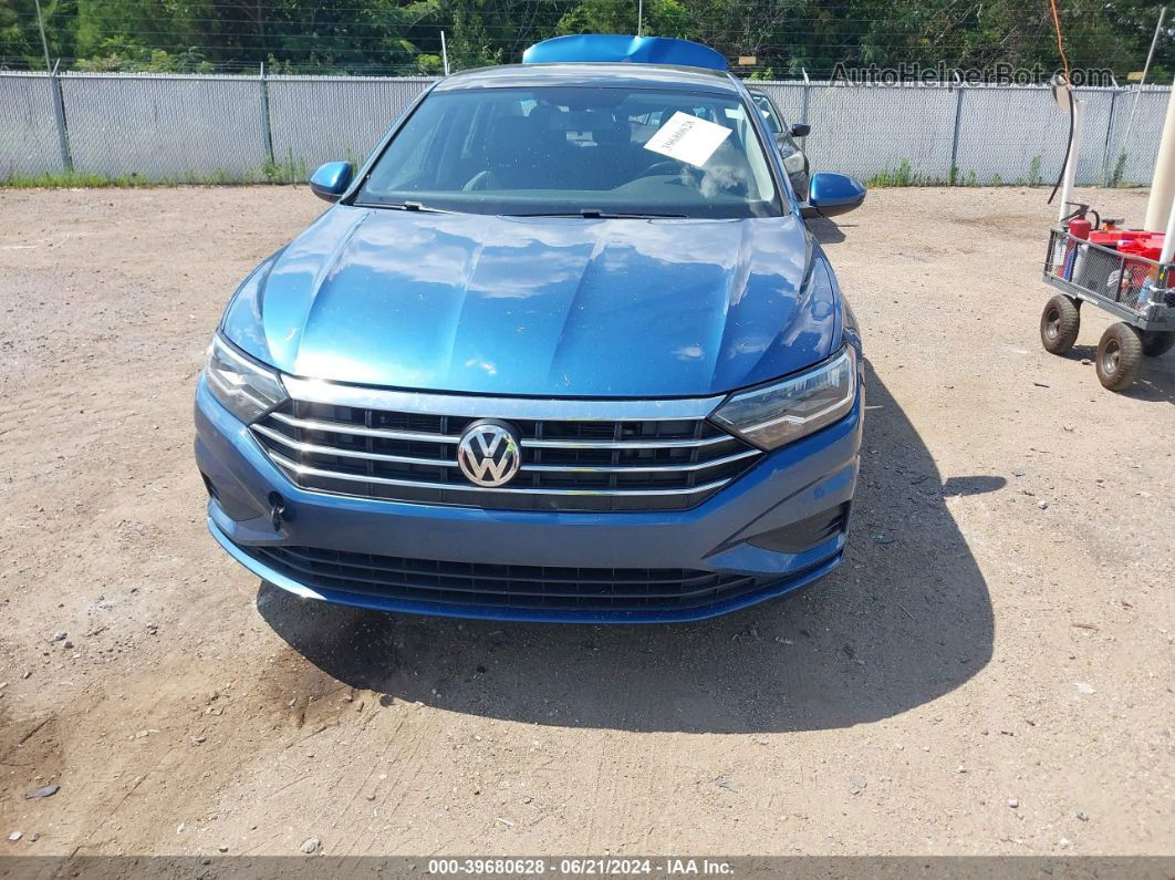 2019 Volkswagen Jetta 1.4t R-line/1.4t S/1.4t Se Blue vin: 3VWC57BU5KM090976