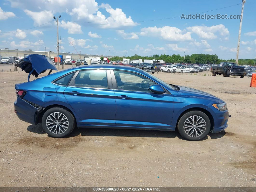 2019 Volkswagen Jetta 1.4t R-line/1.4t S/1.4t Se Blue vin: 3VWC57BU5KM090976