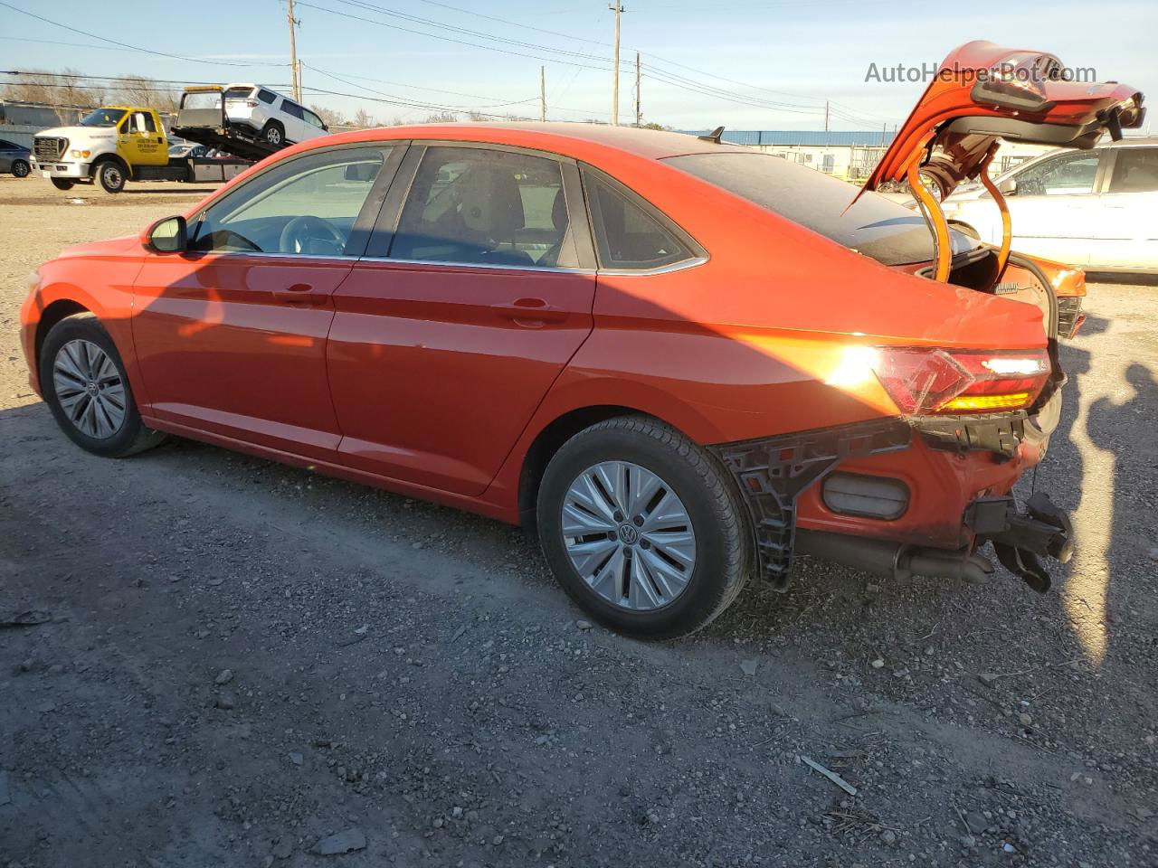 2019 Volkswagen Jetta S Orange vin: 3VWC57BU5KM114483