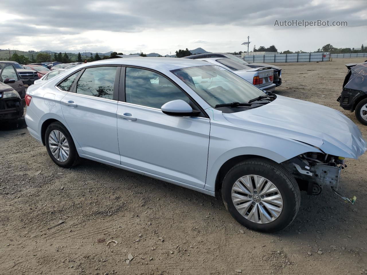 2019 Volkswagen Jetta S Серебряный vin: 3VWC57BU5KM143935