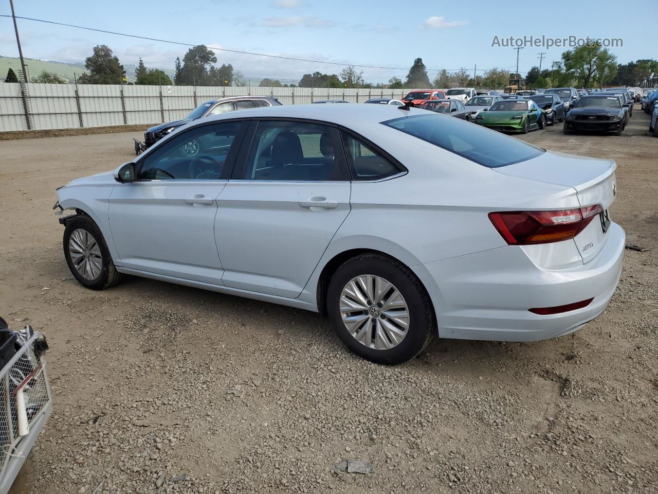 2019 Volkswagen Jetta S Silver vin: 3VWC57BU5KM143935