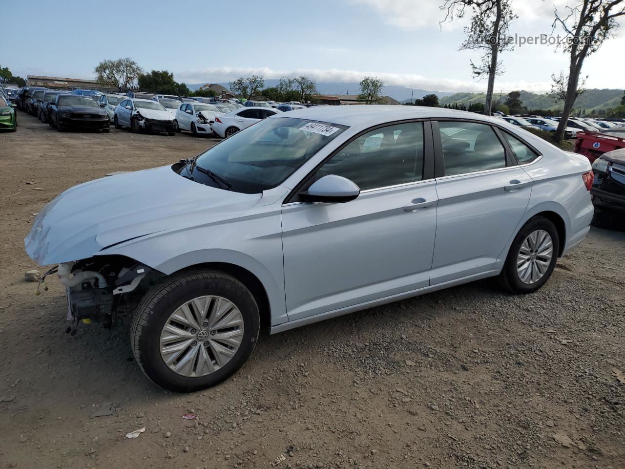 2019 Volkswagen Jetta S Серебряный vin: 3VWC57BU5KM143935