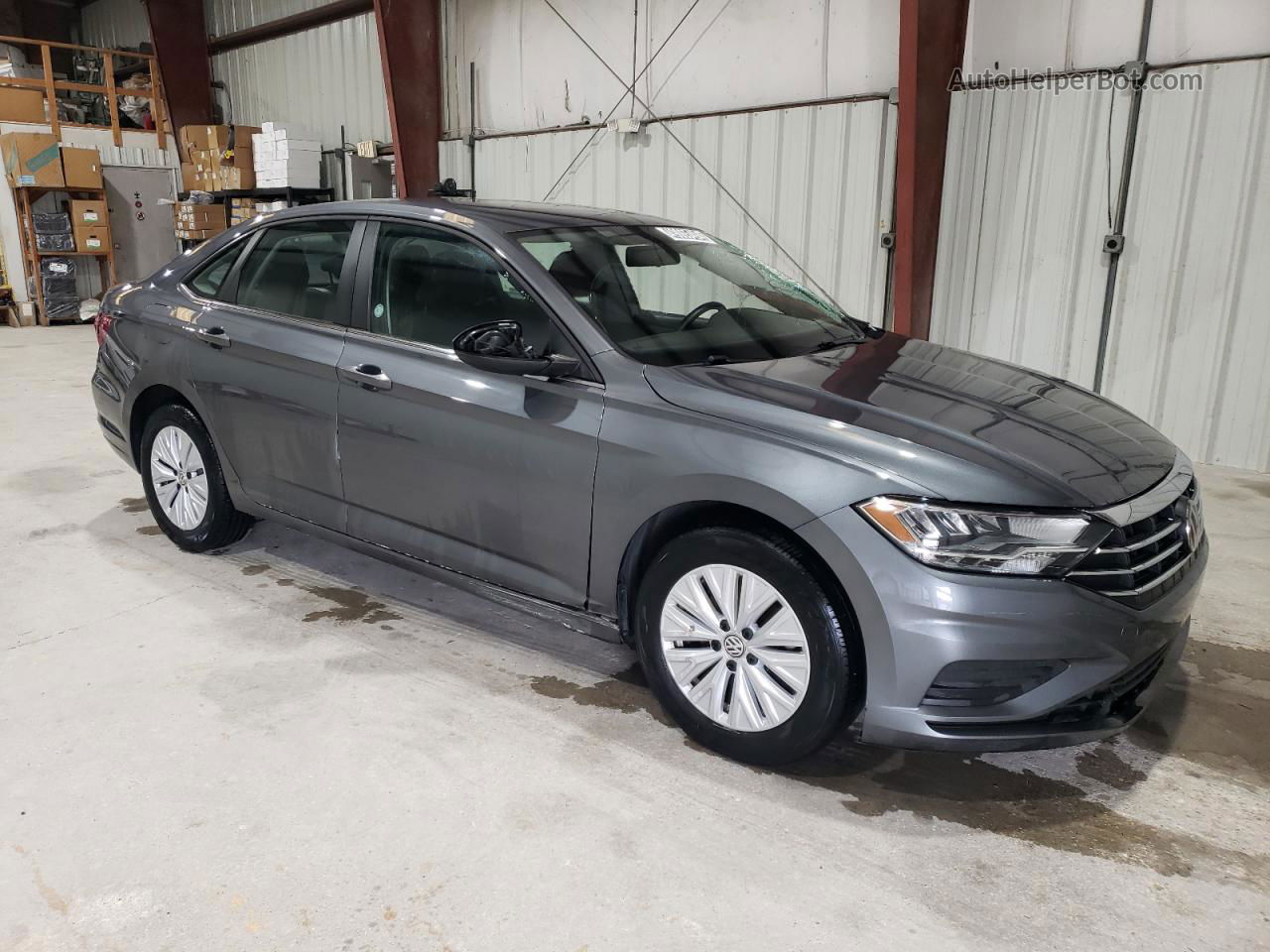 2019 Volkswagen Jetta S Gray vin: 3VWC57BU5KM147368