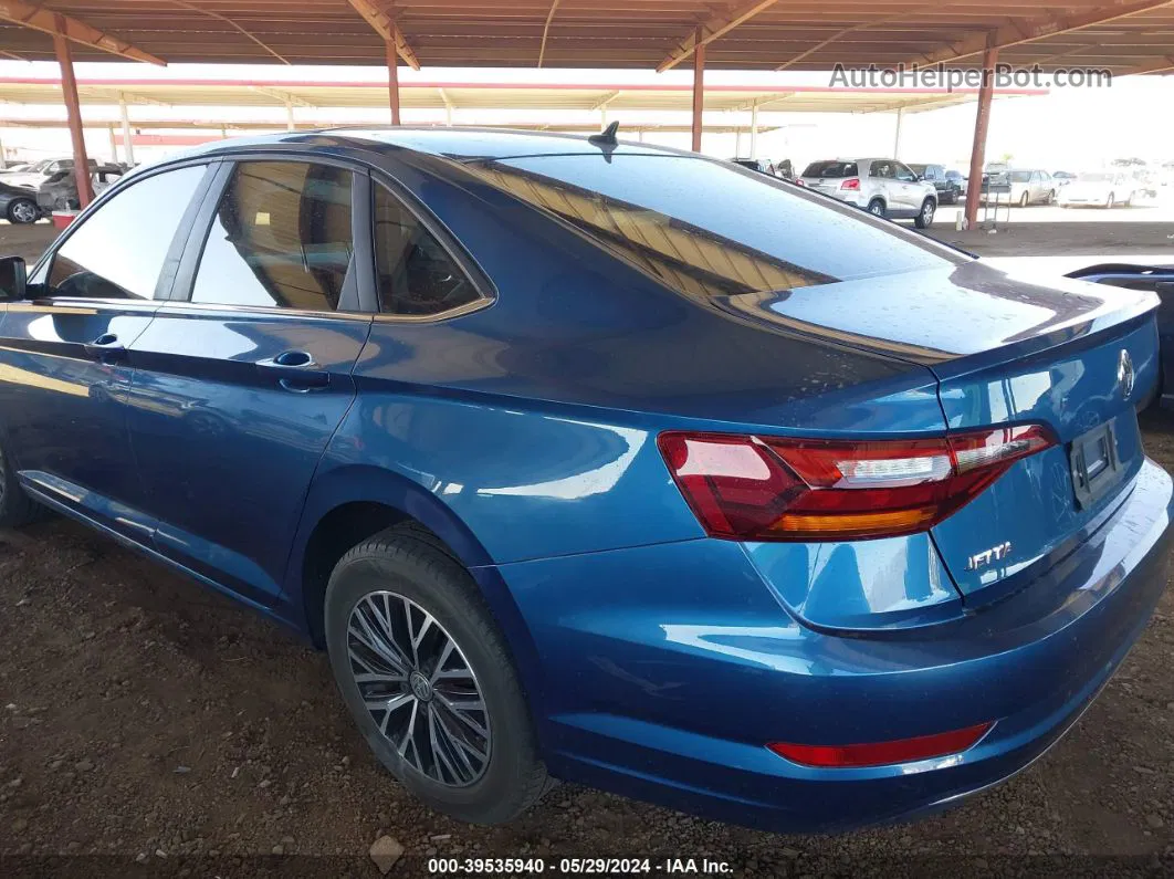 2019 Volkswagen Jetta 1.4t R-line/1.4t S/1.4t Se Light Blue vin: 3VWC57BU5KM163991