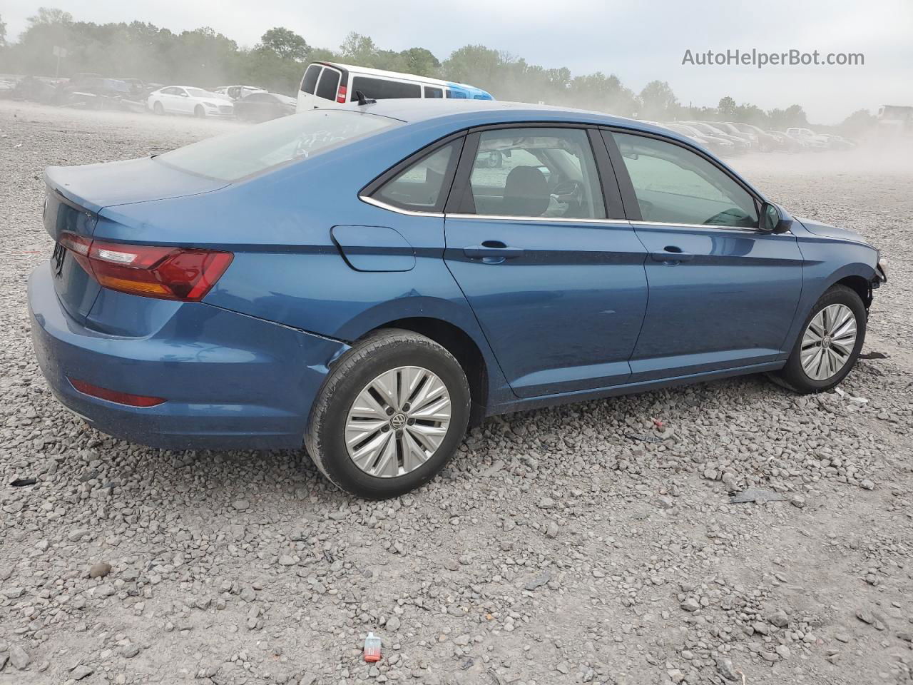 2019 Volkswagen Jetta S Blue vin: 3VWC57BU5KM170066