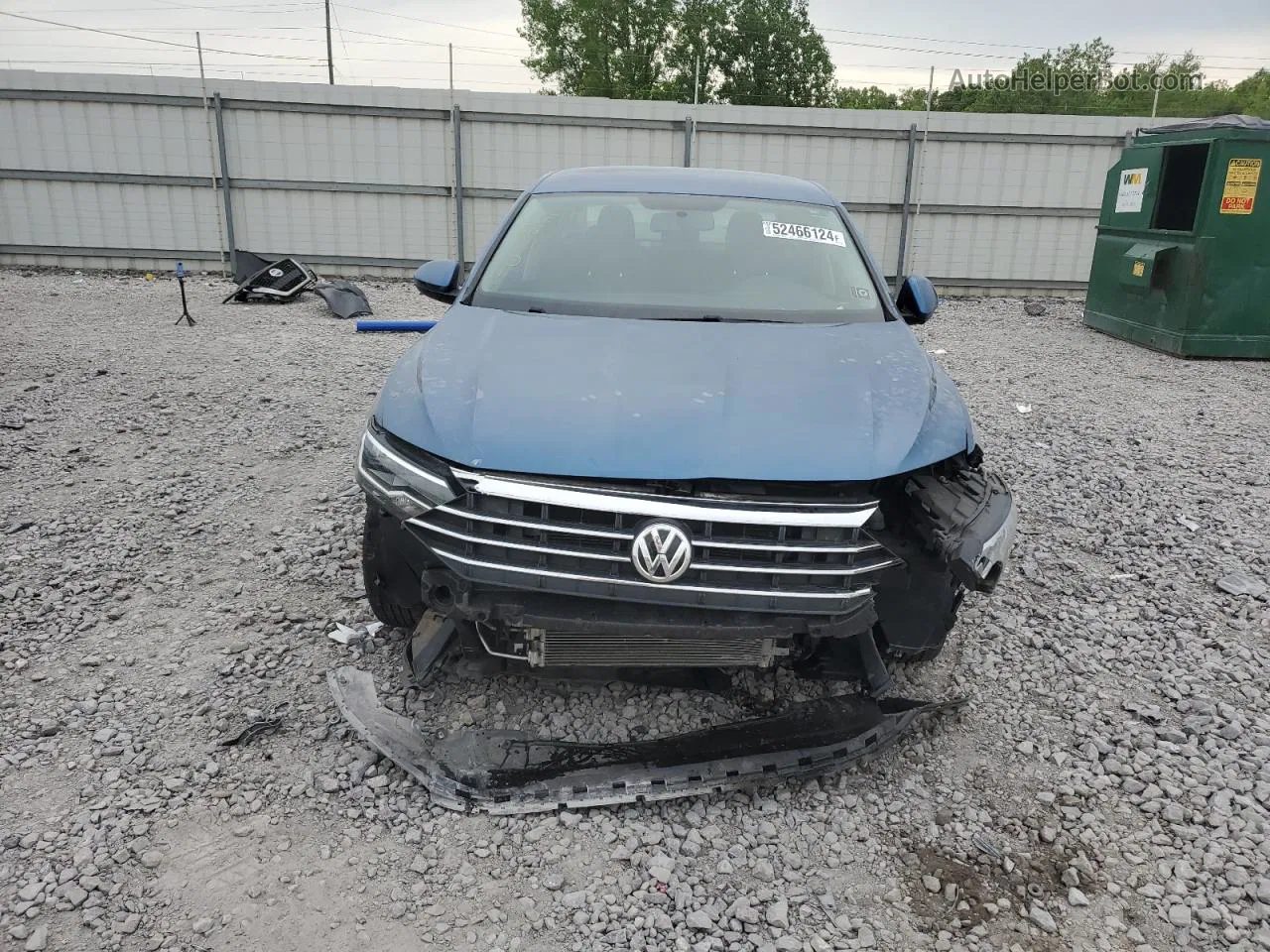 2019 Volkswagen Jetta S Blue vin: 3VWC57BU5KM170066