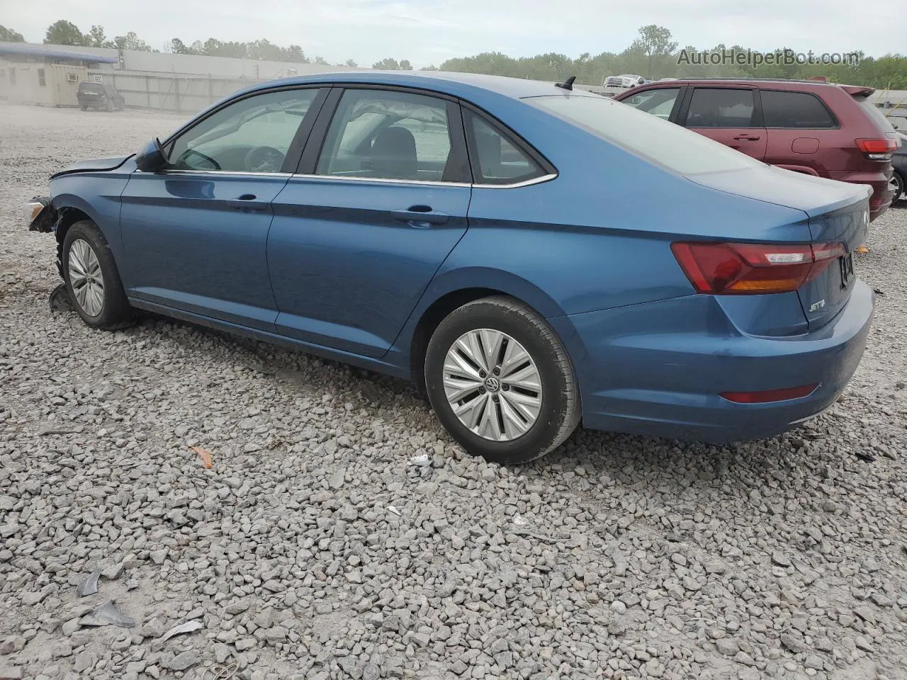 2019 Volkswagen Jetta S Blue vin: 3VWC57BU5KM170066