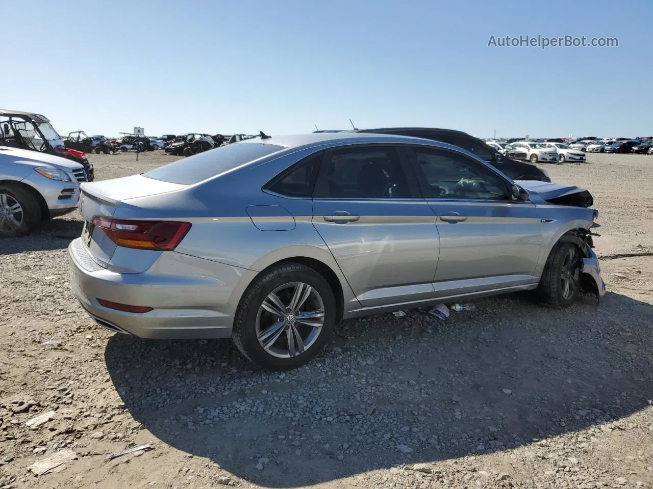 2019 Volkswagen Jetta S Серебряный vin: 3VWC57BU5KM184565