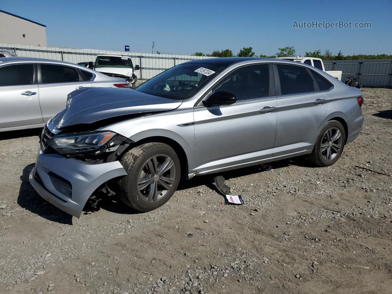 2019 Volkswagen Jetta S Серебряный vin: 3VWC57BU5KM184565