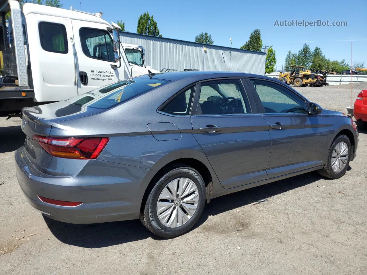 2019 Volkswagen Jetta S Gray vin: 3VWC57BU5KM187627