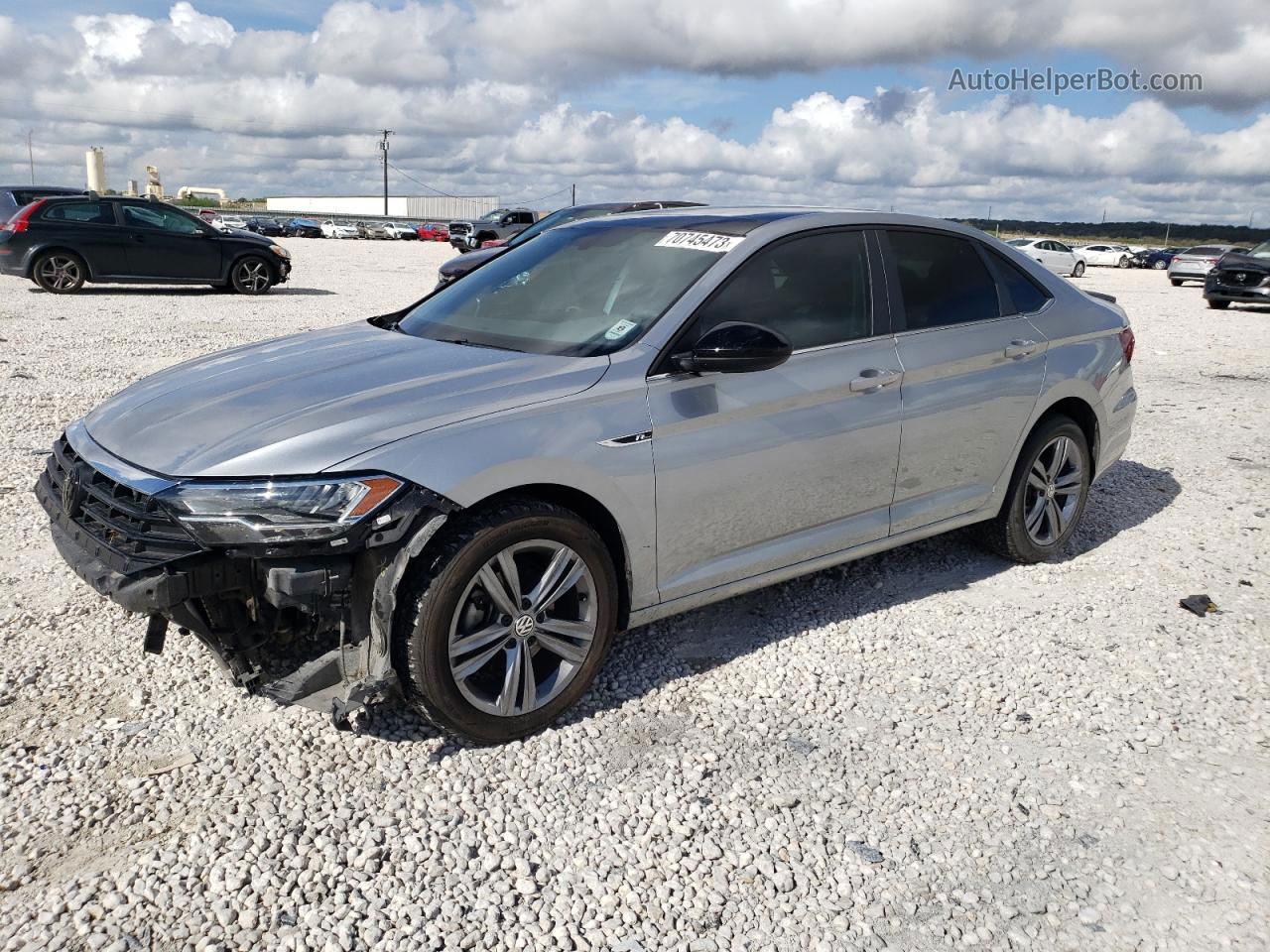 2019 Volkswagen Jetta S Серебряный vin: 3VWC57BU5KM221291