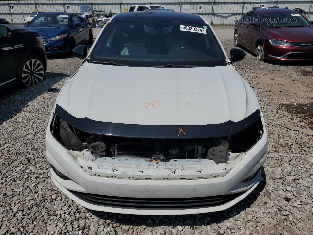 2019 Volkswagen Jetta S White vin: 3VWC57BU5KM227477